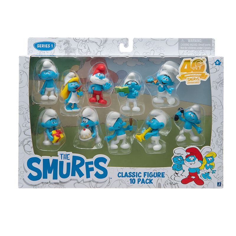 Set De Figuras The Smurfs 40th Anniversary Clas... image number null