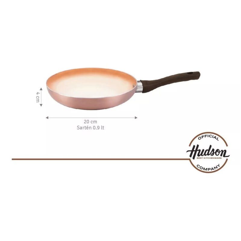 Sart&eacute;n Triple Capa Antiadherente 20 Cm Cer&aacute;mico... image number null
