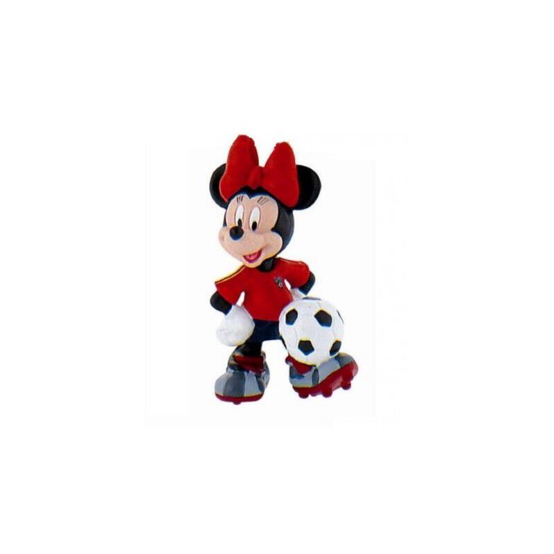 Figura Minnie F&uacute;tbol Espa&ntilde;a 6 cms image number null