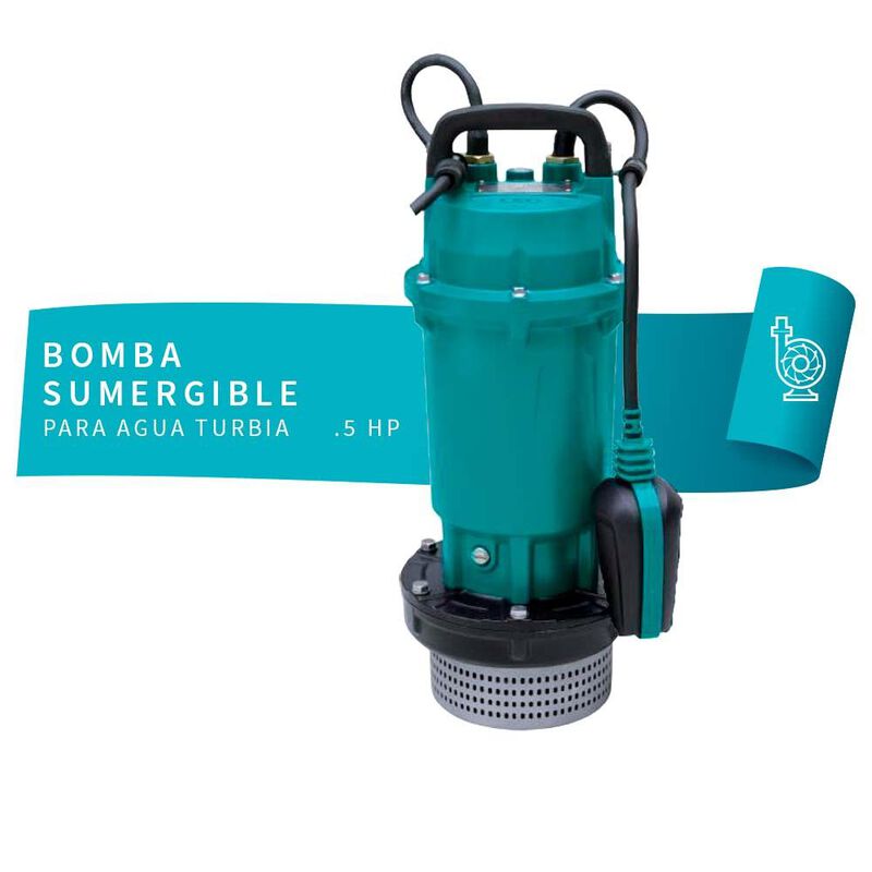 Bomba Sumergible Para Agua Turbia 0.5 HP image number null