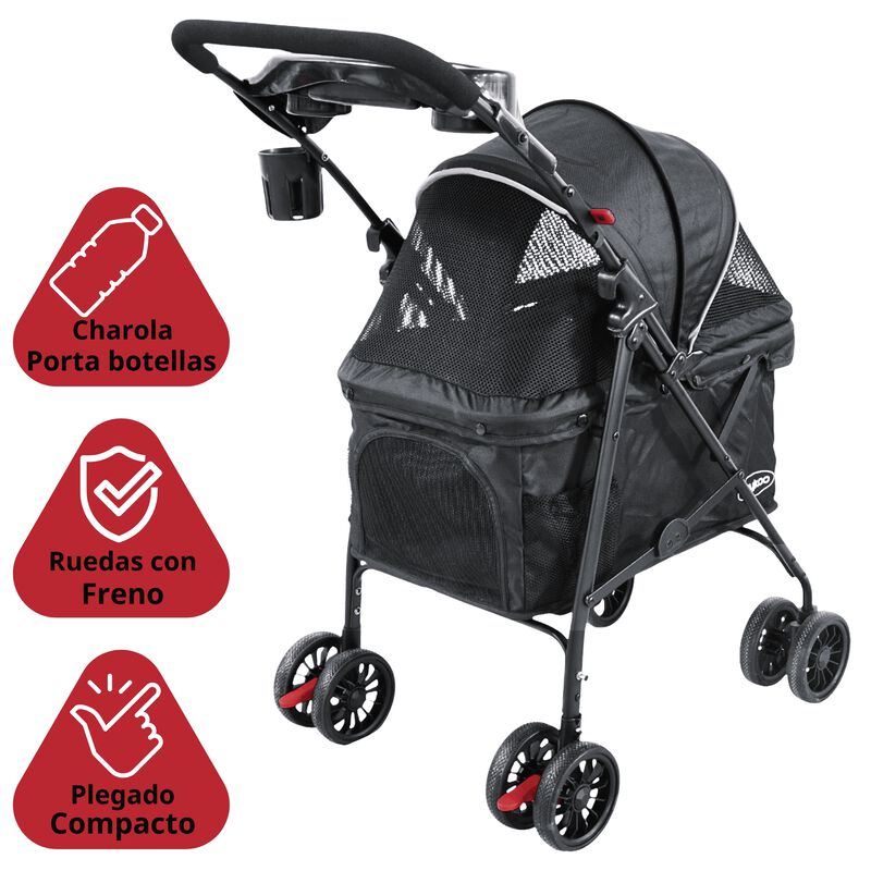 Carriola para Mascotas Cochecito para Perros y ... image number null