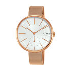 Reloj De Pulso Lorus Rn420ax9 Para Mujer Color Oro Rosado