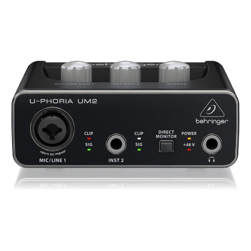 Behringer Um2 Interface Audio Usb 2x2 Portable  image number null