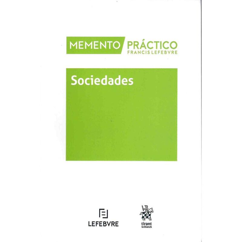Memento Pr&aacute;ctico Sociedades, De Francis Lefebvr... image number null