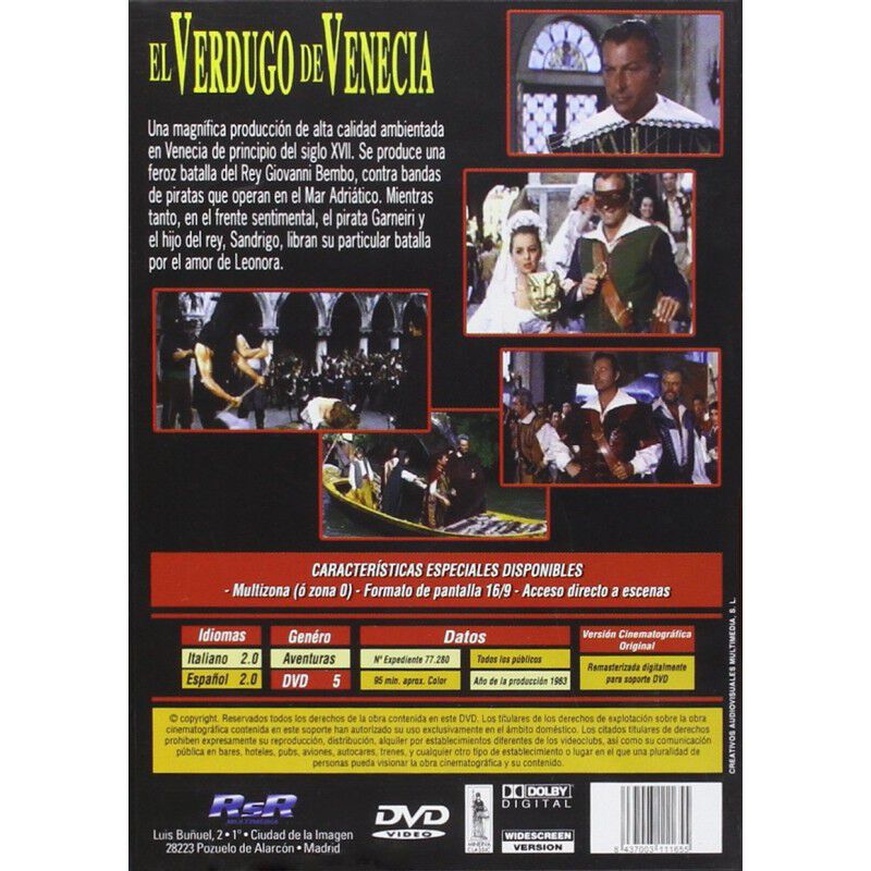 El Verdugo De Venecia [dvd] image number null