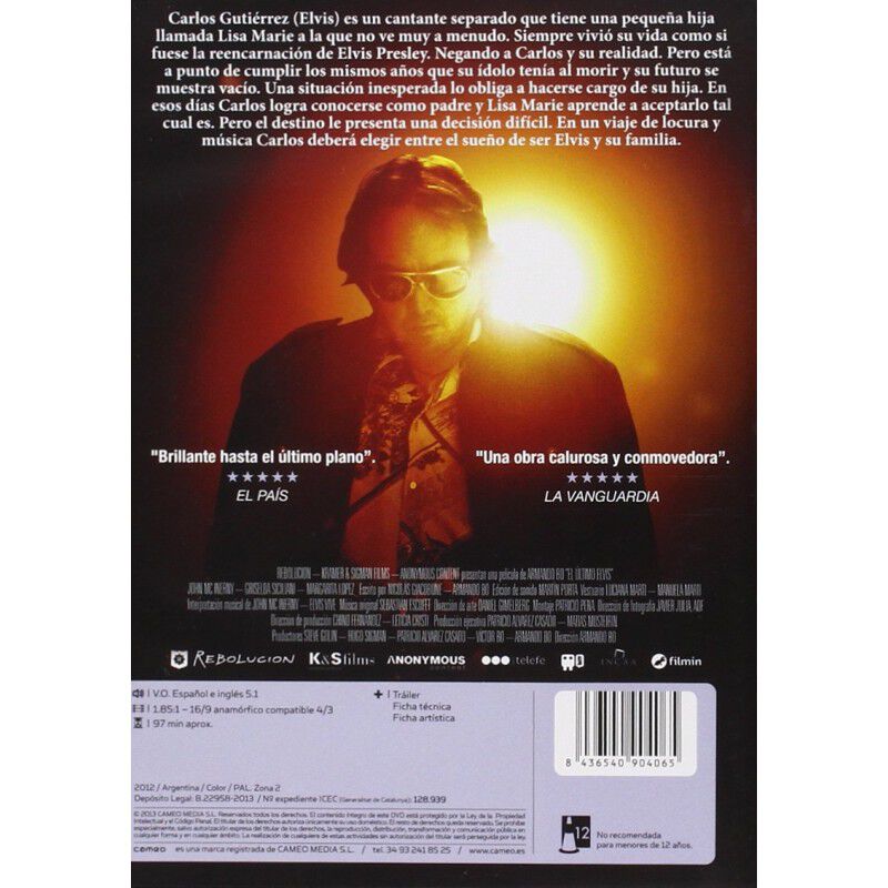 El &Uacute;ltimo Elvis [DVD] (2012) image number null