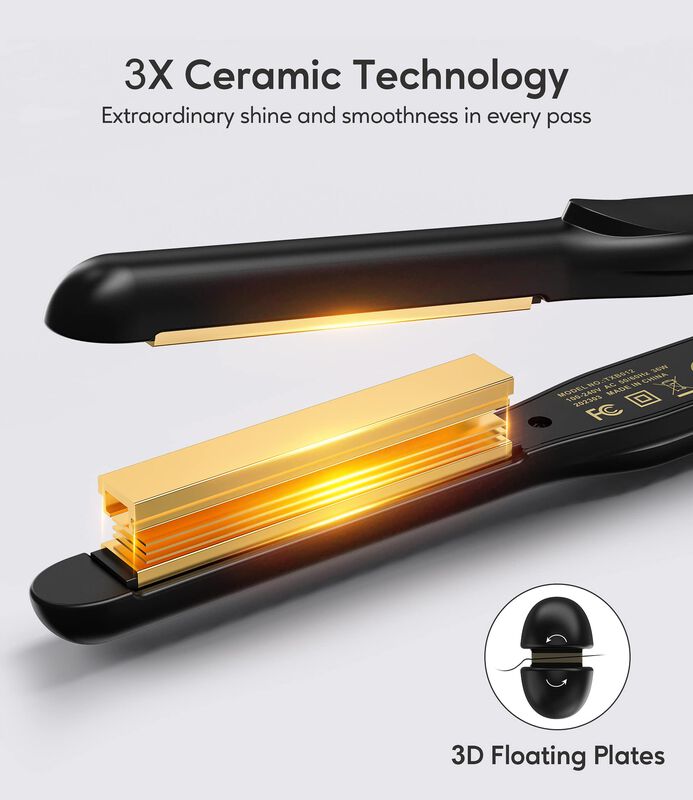 Plancha Alisadora 2 En 1 Para Cabello Corto Ter... image number null
