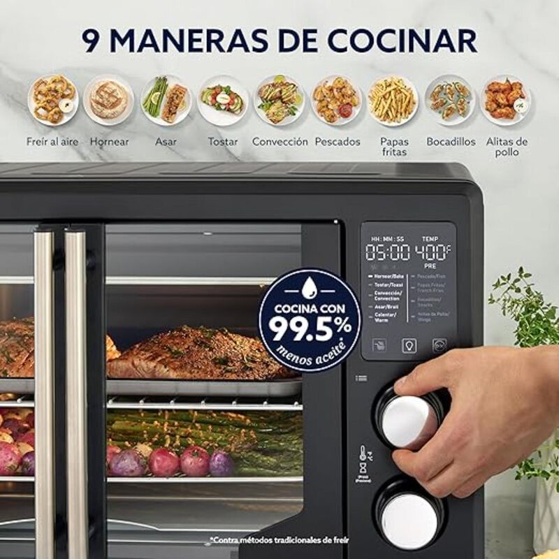 Horno El&eacute;ctrico Con Freidora De Aire Oster 42 L... image number null