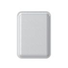 Funda MYBAT Tarjetero Magnetico compatible para iPhone Plata con porta tarjetas