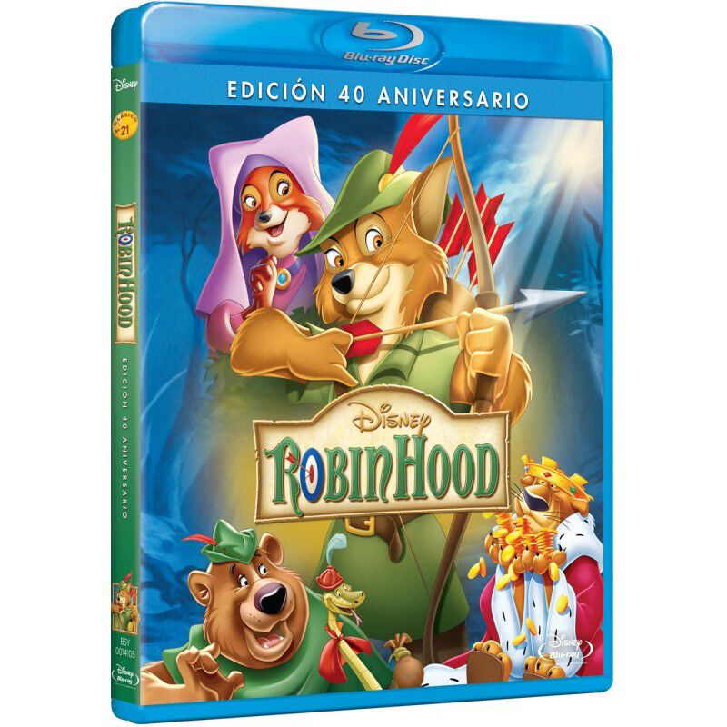Robin Hood [blu-ray] De Disney image number null