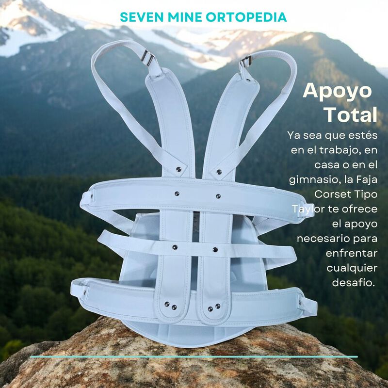 Corset Tipo Taylor Bk-116 | Faja Ortopedica Dor... image number null