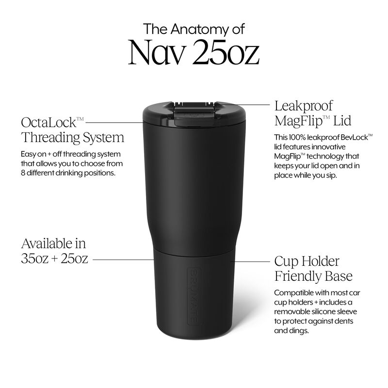 Vaso De Viaje Br&uuml;mate Nav De 750 Ml, 100% Aisla... image number null