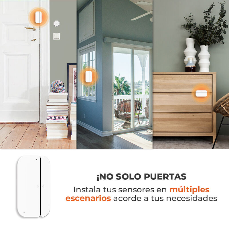 Sensor De Movimiento Wifi Puertas Y Ventanas Te... image number null