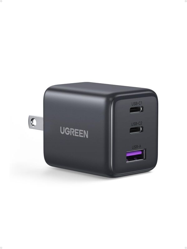 Cargador Usb C Ugreen De 3 Puertos Y 30 W Gan I... image number null