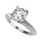 Anillo de Compromiso de 14K con Diamante de Laboratorio 0.20 CT F VS1 Talla 8 ORO BLANCO 14K &ndash; / M23-20-14W-LG-8