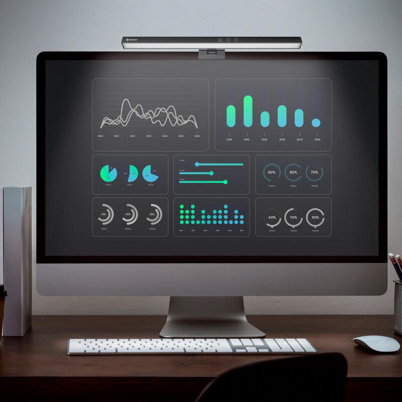 Steren L&aacute;mpara Led Para Monitor Con Controles T... image number null