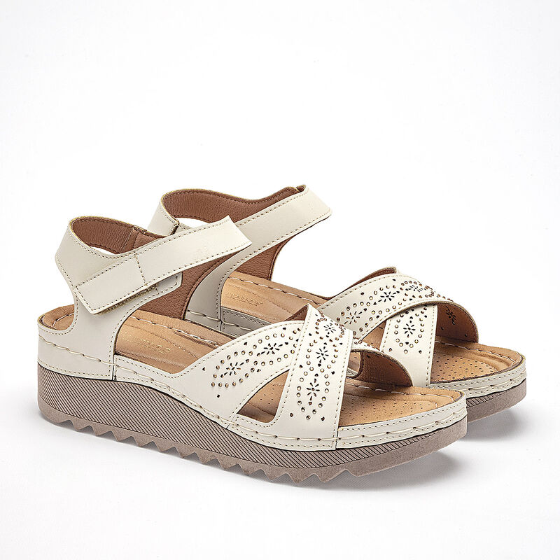 Flexmas sandalia piso para mujer latte cod 1404... image number null