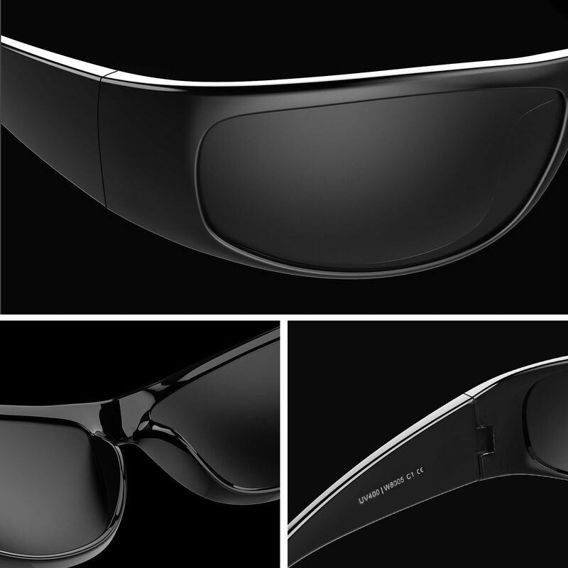 Gafas De Sol Wiston Super Dark Wrap Around Uv40... image number null