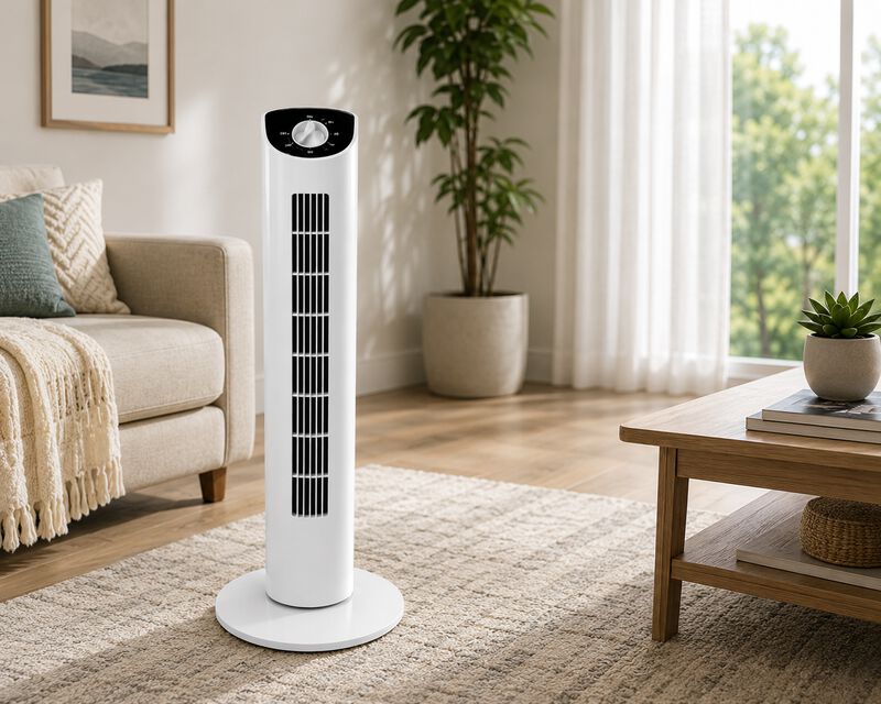 Ventilador Torre 81 Cm Oscilante Silencioso Con... image number null