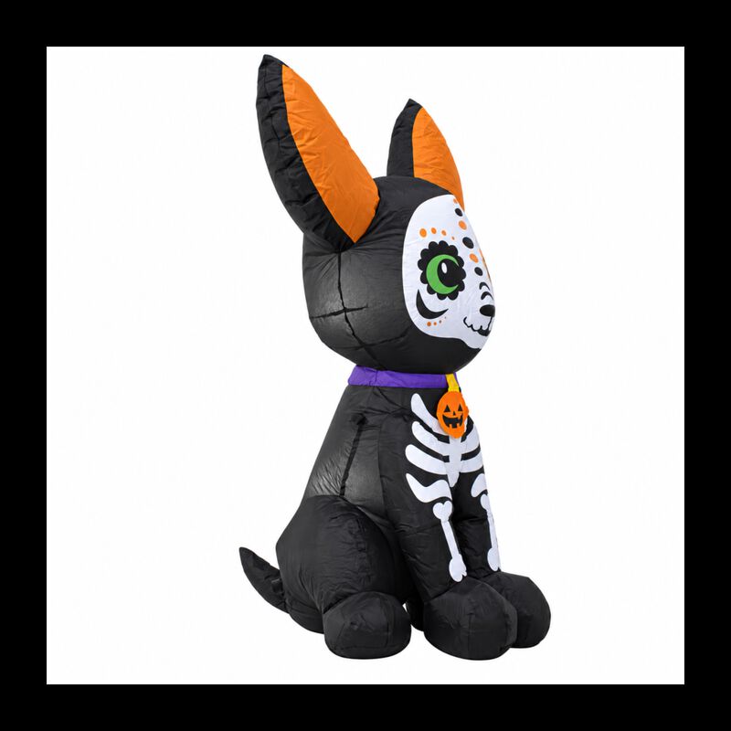 Inflable Halloween Perro Chihuahua Esqueleto 12... image number null