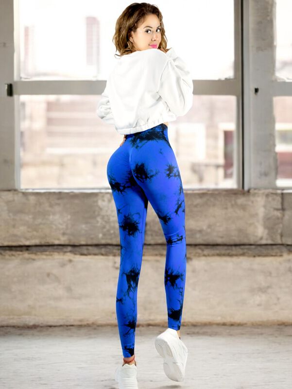 Set De Dos Leggings Deportivos Tie-Dye Mujer pa... image number null