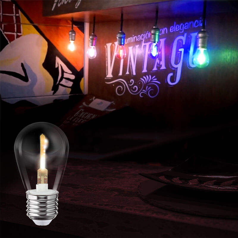 Pack de 10 focos LED Aksi 1W S14 Estela de Luz ... image number null