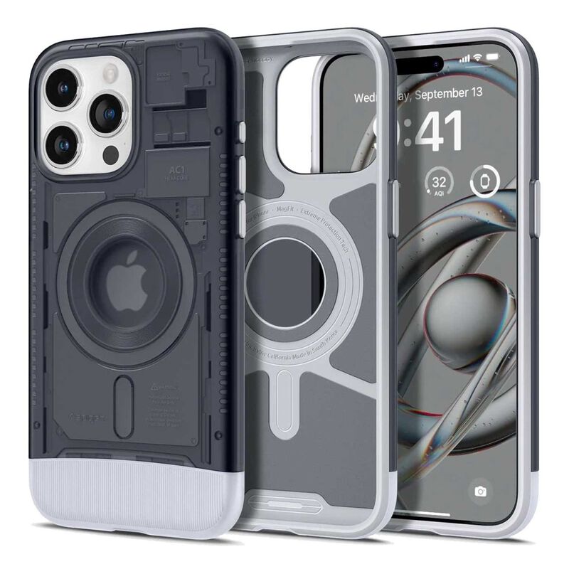 Funda Spigen C1 Mag Para Iphone 15 Pro Grafito image number null