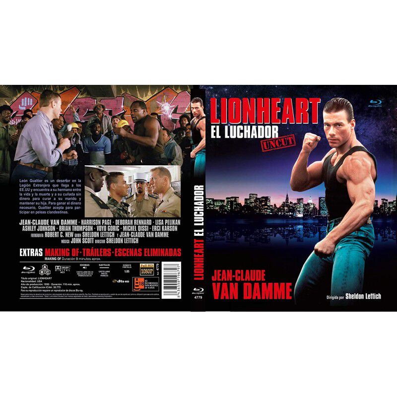 Lionheart: El Luchador Bd Uncut 1990 [blu-ray] image number null