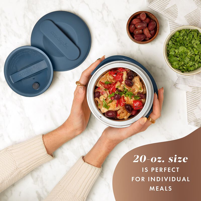 Lonchera El&eacute;ctrica Crock-pot De 600 Ml, Azul De... image number null