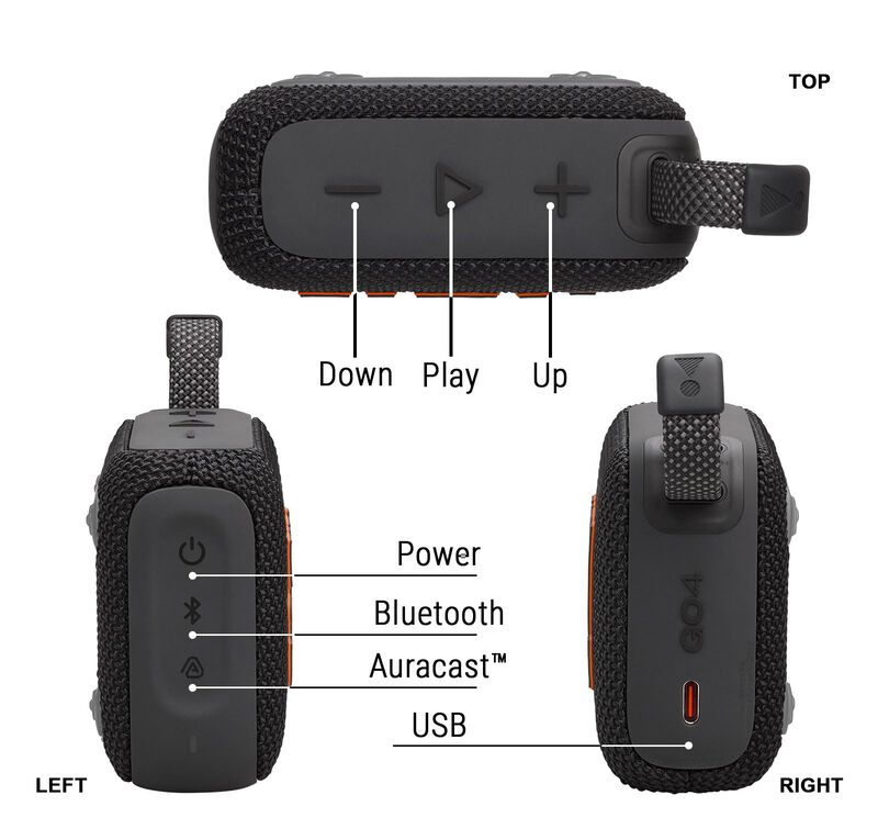 Altavoz Bluetooth Jbl Go 4 Port&aacute;til Con Funda P... image number null