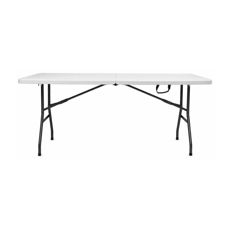 Mesa De Pl&aacute;stico Pelda&ntilde;os Blanca 711729 image number null