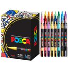 Marcadores De Pintura Posca 24 Fine 3m Con Puntas Reversibles De Acr&iacute;lico