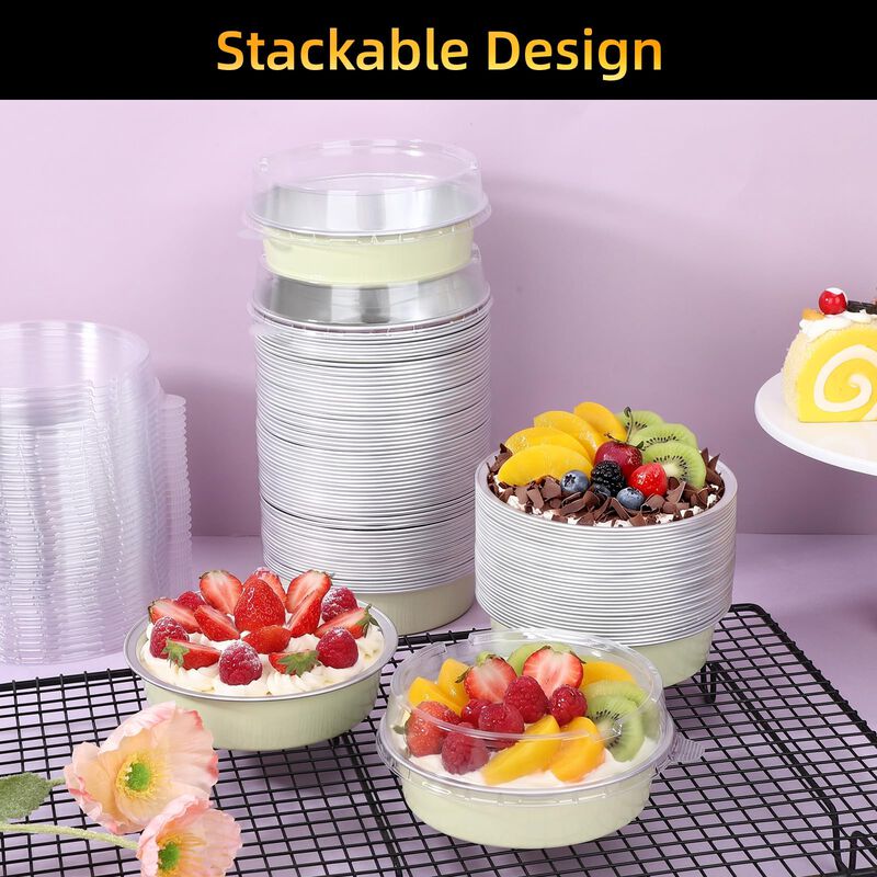 Moldes Desechables para Tartas Beasea - Pack de... image number null