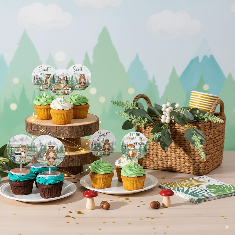 Adornos Para Cupcakes Dazzledaisy 24 Piezas Dec... image number null