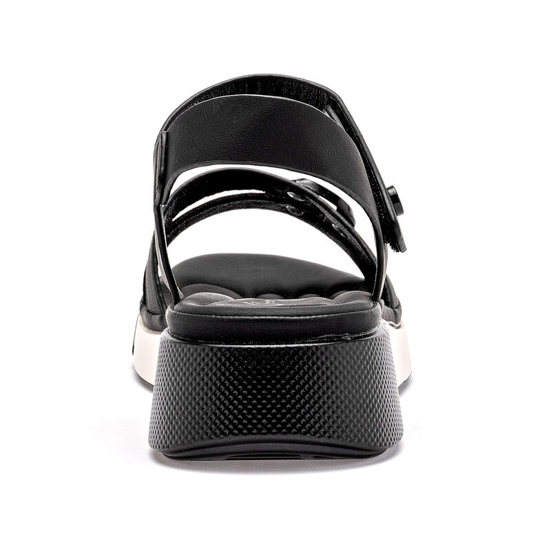 Been Class sandalia plataforma para mujer negro... image number null