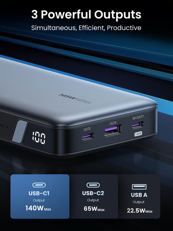 Cargador Port&aacute;til Power Bank Ugreen De 25.000 M... image number null