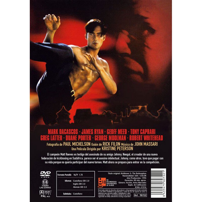 Kickboxer 5: La Redenci&oacute;n (1995) [dvd] image number null