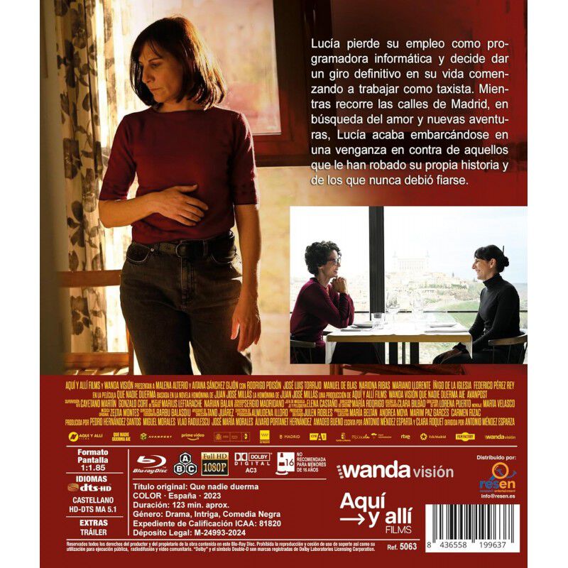 Que Nadie Duerma [blu-ray] (2023) image number null