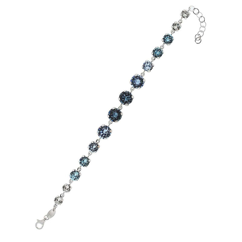 Pulsera De Plata 925 Con Zirconias De Colores (... image number null