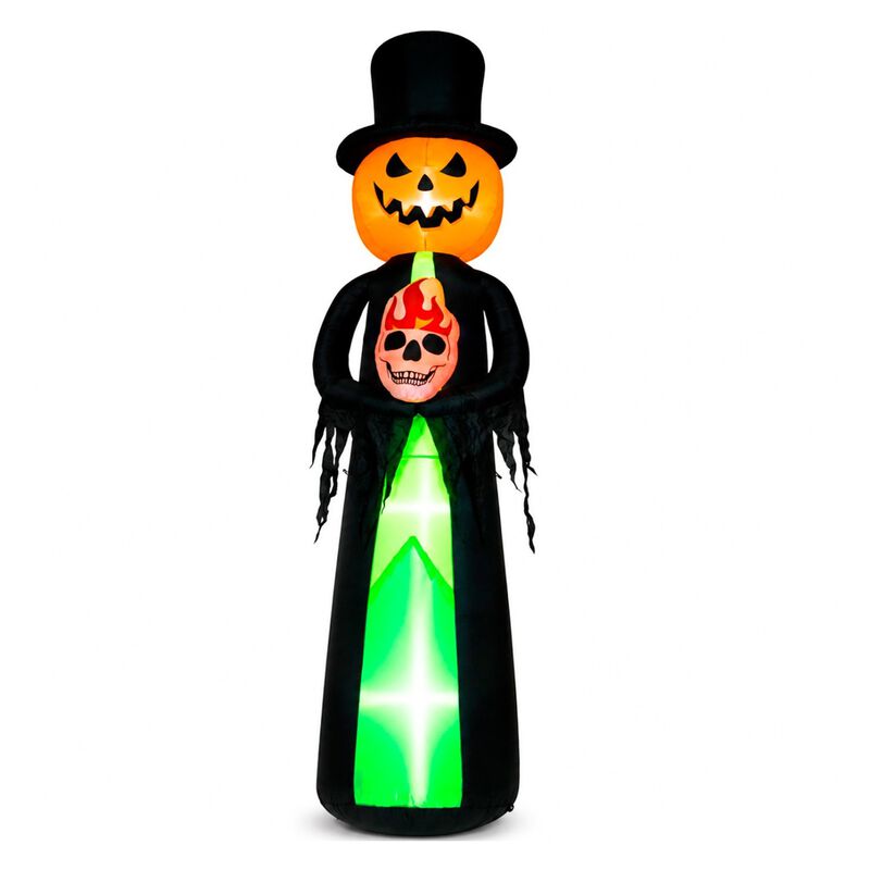 Inflable Halloween Hombre Calabaza Fantasma Gig... image number null