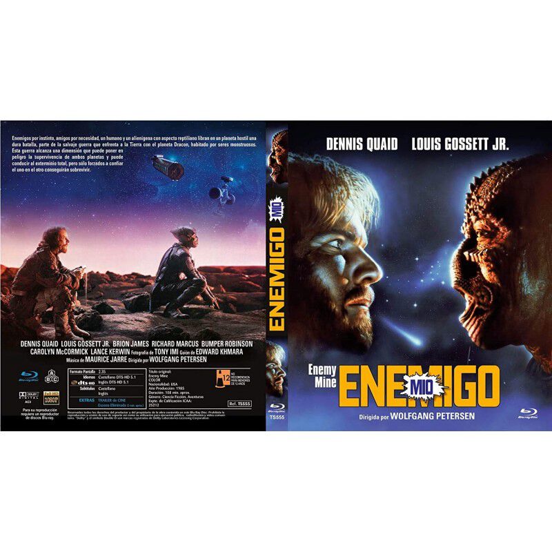 Enemigo M&iacute;o Bd 1985 Enemy Mine  (caratula Rever... image number null