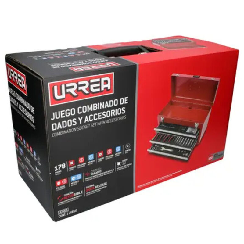 Kit Herramientas Profesional 178pzas Cr-v Estuc... image number null
