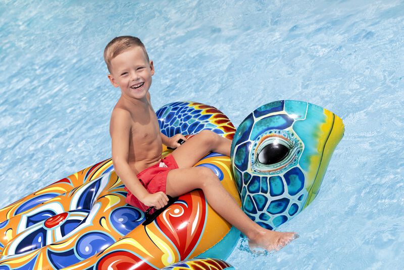 Flotador montable 1.83m x 1.73m tortuga mediter... image number null