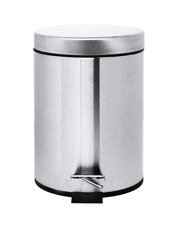 Cesto de Basura Metálico de 8 Litros con Pedal image number null