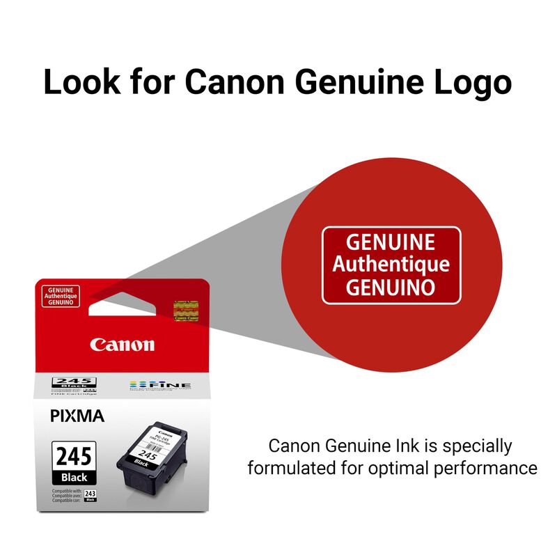 Cartucho De Tinta Canon Pg-245 Negro Original I... image number null