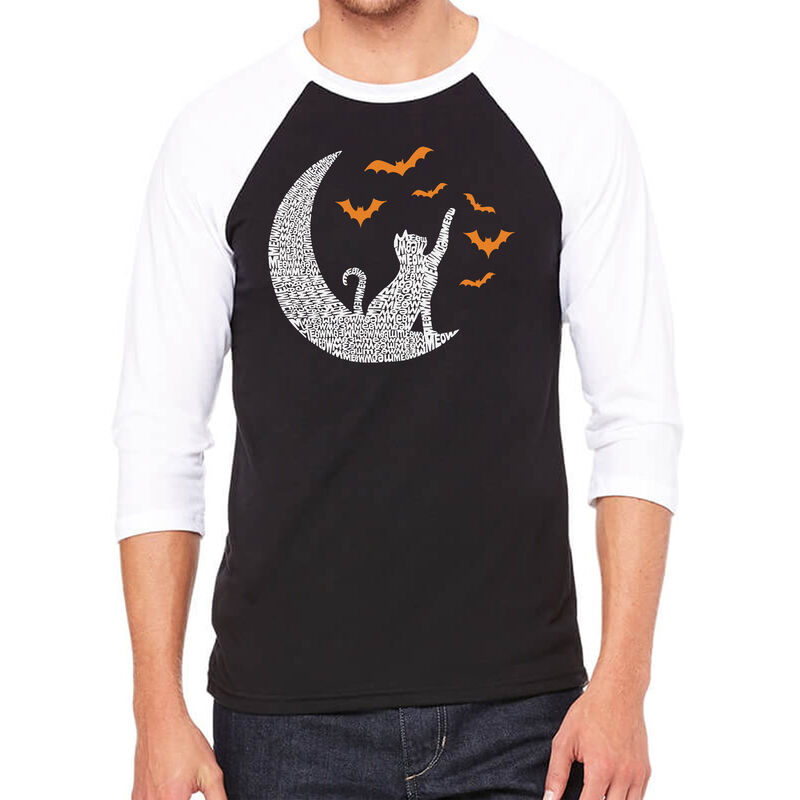 Camiseta Ragl&aacute;n de B&eacute;isbol Word Art Para Hombre... image number null