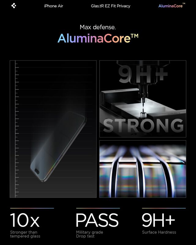 Protector De Pantalla Spigen Aluminacore Iphone... image number null