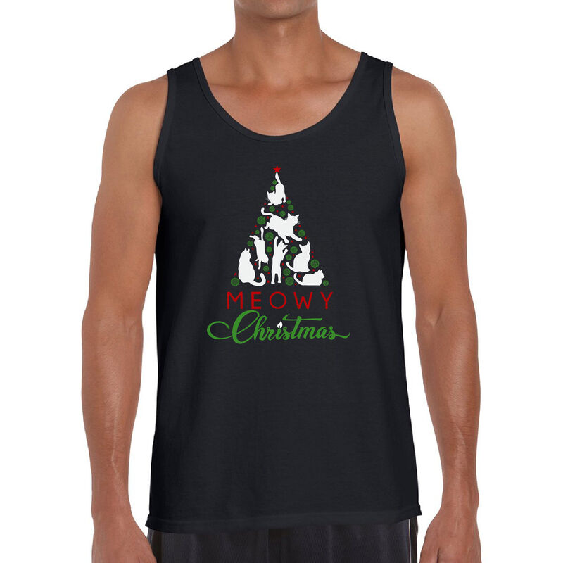Tank Top Word Art Para Hombre - &Aacute;rbol Navide&ntilde;o ... image number null