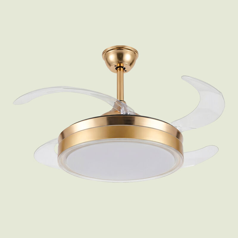 Ventilador de Techo LED Tornado Oro Satinado co... image number null