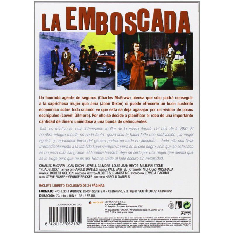 Cine Negro Rko: La Emboscada (dvd) image number null